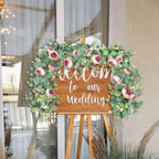 Artificial Eucalyptus Flower Garlands, Vintage Pink, 4PCS - Image 6