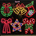 TRWYMZ 16" Christmas Window Silhouette Lights Decorations by TRWYMZ
