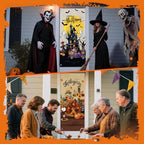 Breling 12 Pcs Seasonal Door Cover, Fall Halloween Decoration, Classic - Image 6