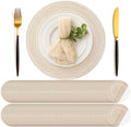 Geosar Disposable Paper Placemat Cotton Woven Look 13'' by Geosar