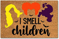 Funny Coir Doormat - Smell Children Hocos Pocos Halloween Welcome Mat for Front Porch & Entrance - 23.6 x 15.7 inch PVC Non Slip Outdoor Coir Doormat by XTDJJKK