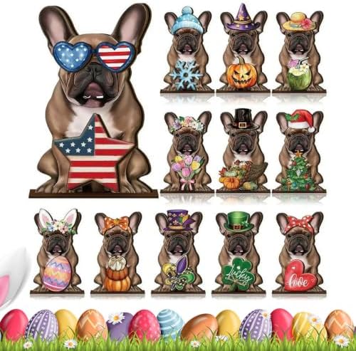 Interchangeable Wooden Animal Decor Magnetic Seasonal Figurine (Z) - Image 7