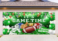 Football Garage Door Cover Banner Decorations, Game Day Football Field Themed Outdoor Car Garage Door Murals Buddy Decorations 13 X 6 Ft by DYNH