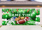 Football Garage Door Cover Banner Decorations, Game Day Football Field Themed Outdoor Car Garage Door Murals Buddy Decorations 13 X 6 Ft by DYNH