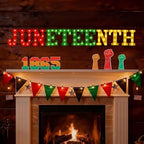 Ganeen 17 Pcs Lighted Juneteenth Table Decoration Plastic LED - Image 4