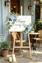 Odouzy Pack of 2 Wedding Arch, Artificial Flowers, Wedding Decor，Flower Garland Be Suited to Banquet, Party, Reception Entrance Welcome Sign and Background Decoration (Blue) - Image 5