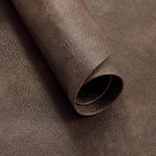 MOSAYT Vinyl Faux Leather Oval Placemats, Set of 6, Coffee - Image 6