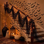 Gilprop Halloween Stair Party Decoration for Wall Mantel Fireplace, Orange by Gilprop