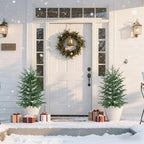 Grooy 2 Pack 3FT Artificial Norfolk Pine Tree with Pot - Image 2