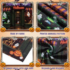 WovWeave 7 x 16 Ft Halloween Garage Door Cover Banner, Trick or Treat - Image 3