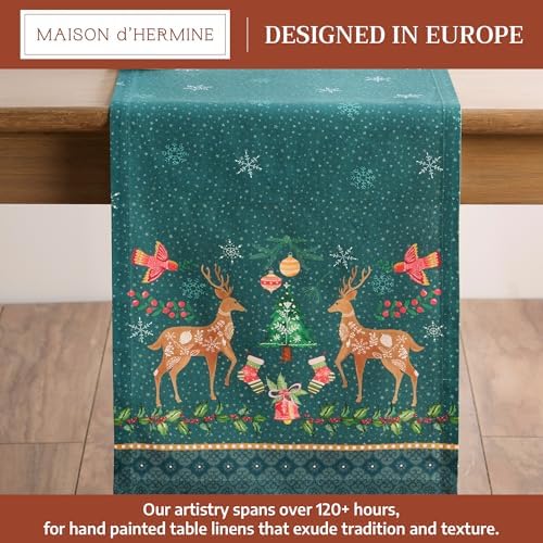 Maison d' Hermine Table Runner 100% Cotton 14.50" x 72" (Double Layer) - Image 2