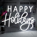Horseneon Happy Holidays Neon Sign Christmas Neon Sign for Holiday Gifts by Horseneon