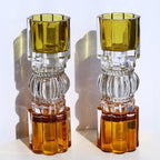 VOHO Tall Amber Votive Candle Holders for Thanksgiving Fall Decor by VOHO