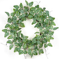 Summer Wreath for Front Door, 24 in Twig Eucalyptus Wreath by YUGALI