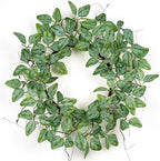 Summer Wreath for Front Door, 24 in Twig Eucalyptus Wreath by YUGALI