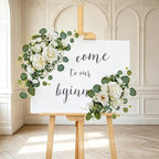 Odouzy Pack of 2 Wedding Arch, Artificial Flowers, Wedding Decor，Flower Garland Be Suited to Banquet, Party, Reception Entrance Welcome Sign and Background Decoration (Milky White) - Image 6