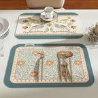 patdrea Designer Vintage French PVC Placemats Set of 6,12"x17"-Wensel A - Image 7