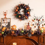 Valery Madelyn 6ft Pre-Lit Halloween Garland for Mantle Party Decorations - Image 5