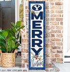 KH Sports Fan Brigham Young Cougars Holiday Porch Leaner, 11x46 Inches, Cougars Outdoor Christmas Sign; Display Some Holiday Cheer with This Brigham Young Cougars Christmas Sign - Image 2