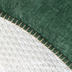 CaliTime Decorative Couch Throw Pillow Covers 24 X 24 Inches Dark Green - Image 3