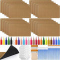 Nuanchu 20 Pcs Blank Coir Doormat Bulk Painting Kit, 17x30, Rounded Corners by Nuanchu