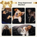 Bedsure Soft King Size Blankets for Bed Black 108"x90" - Image 3