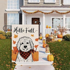 Seasonal Garden Flags Golden Doodle Double Sided Flags Set of 11 Holiday Farmhouse Indoor Outdoor Yard Lawn Christmas Gifts Decorations 12.5x18 Inch - Image 5