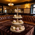 5 Tier Wooden Cupcake Stand Large Tiered Cake Display Tower - Image 5