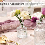 40 Pcs Glass Bud Vase Set, Small Glass Vases for Flowers, Mini Clear Bud Vases for Centerpieces, Wedding, Home, Office and Table Decoration, Clear - Image 5