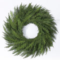 26’’ Large Real Touch Christmas Wreath, Artificial Cedar Wreath for Door by MISSIROSE