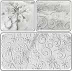 AOGU 60 Inch Sequin Faux Fur Christmas Tree Skirt for Christmas Tree Decorations White Plush Silver Sequin Snowflake Tree Skirt - Image 5