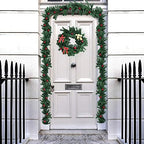 Outroad 9 ft Christmas Garland Soft Greenery Twist Wreath Artificial Ivy Non-Lit Green Garland, for Holiday Season Outdoor Indoor Party Decorations (5 Pack) - Image 5