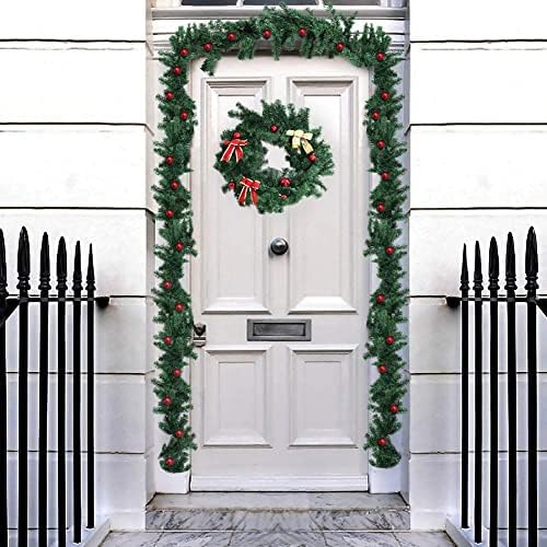 Outroad 9 ft Christmas Garland Soft Greenery Twist Wreath Artificial Ivy Non-Lit Green Garland, for Holiday Season Outdoor Indoor Party Decorations (5 Pack) - Image 5