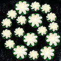 Hortsun 18 Pcs 3.94/5.91 in Floating Lotus Lights with Battery, White by Hortsun