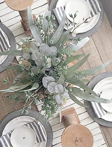 Wooden Table Runner,Natural Durable Wood Table Runner,25 x 12 Inches,Coffee Table Runner with Thick Felt Backing,Table Decorations for Dining Room,Farmhouse Decor,Wedding Decor,White - Image 3