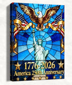HomeifHue 250th American Anniversary Canvas Wall Art 4th of July USA Decorations American Flag Painting Picture Eagle Pictures Wall Decor Independence Day Home Decor(F2 24x32in) by HomeifHue