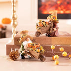Valery Madelyn Fall Decorations for Home, 2 Pcs Fall Gnomes Decor for Table Indoor Outdoor, Resin Thanksgiving Decorations Garden Pumpkins Figurines for Autumn Harvest Porch Tiered Tray Mantel, 4" - Image 4