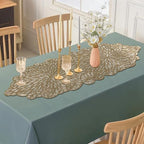Hand Beaded Table Runner 13 x 36 Inch, Decorative Glass Bead Table Runner with Polyester Back, Elegant Dining Table Centerpiece for Coffee, Console & Buffet Tables, Wedding, Holiday & Home Décor - Image 7