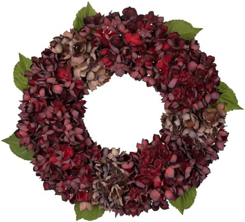 Fall Wreaths for Front Door 22 inch Autumn Wreath with Hydrangeas by Oairse