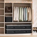 Budding Joy 95L Under Bed Storage Containers, 6 Pack Clothes Storage Bins - Image 4