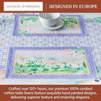 Maison d' Hermine Placemats Set of 4 Reusable 100% Combed Cotton (13"x19") - Image 3