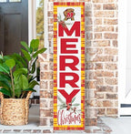 KH Sports Fan Maryland Terrapins Holiday Porch Leaner, 11x46 Inches, Terrapins Outdoor Christmas Sign; Display Some Holiday Cheer with This Maryland Terrapins Christmas Sign - Image 2