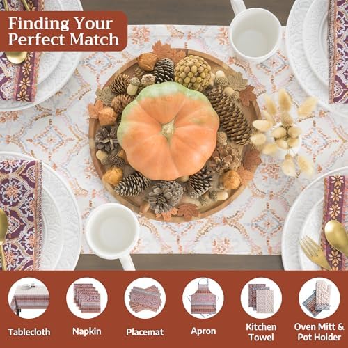 Maison d' Hermine Table Runner 100% Cotton 14.50" x 108" (Double Layer) - Image 4