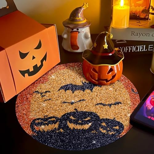 15" Halloween Round Placemats Set of 4 - Image 5