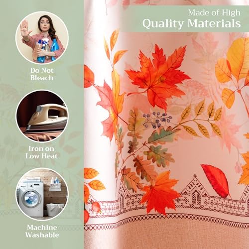 Maison d' Hermine Table Cloth Round Table Reusable 100% Cotton 63" Diameter - Image 3