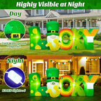 Danxilu 6 FT Long St Patricks Day Inflatables Outdoor Lucky Letters Gnome - Image 6