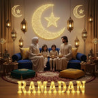 Honoson 7 Pcs Ramadan Eid Decoration Ramadan LED Lights Sign - Image 5