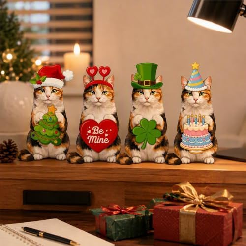 Magnetic Interchangeable Wooden Animal Decor Seasonal Holiday (X) - Image 5
