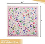 Maison d' Hermine Cloth Napkins Set of 4 Reusable 100% Cotton (20" x 20") - Image 4