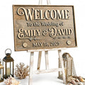 Personalized Cape Cod Nautical Beach Wedding Welcome Sign - Custom 3D Wood Seashell Ceremony Entrance & Seaside Reception Board - Multiple Sizes by AydansUniqueFinds